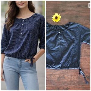 GAP POLKA DOTS TOP ⚫️